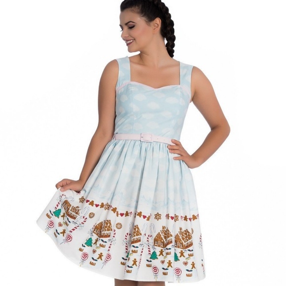 Hell Bunny | Dresses | Bnwt Hell Bunny Gigi Gingerbread Dress